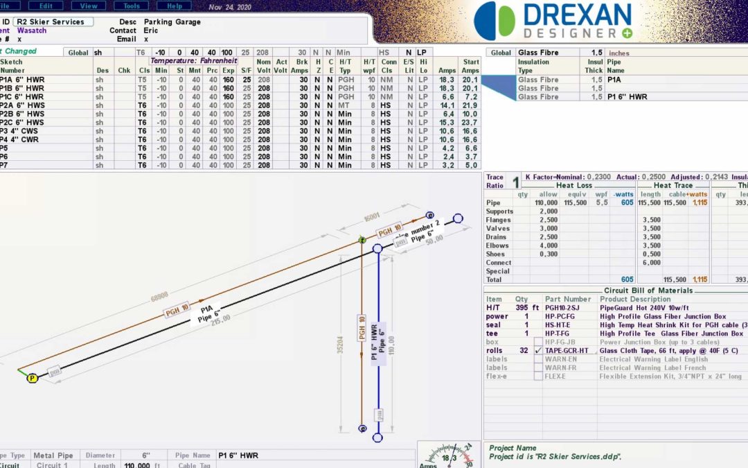 Use the Most Intuitive and Versatile Trace Heating Design Software for Your Next Project.