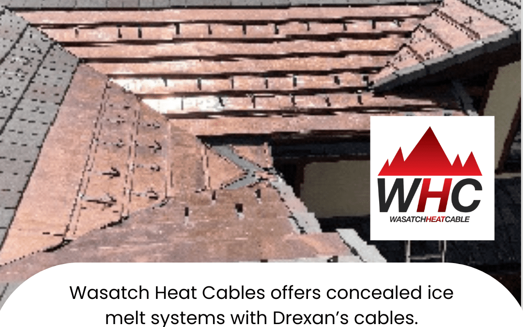 Wasatch Heat Cables Offers Concealed Ice Melt Systems with Drexan Trace Heating Cables